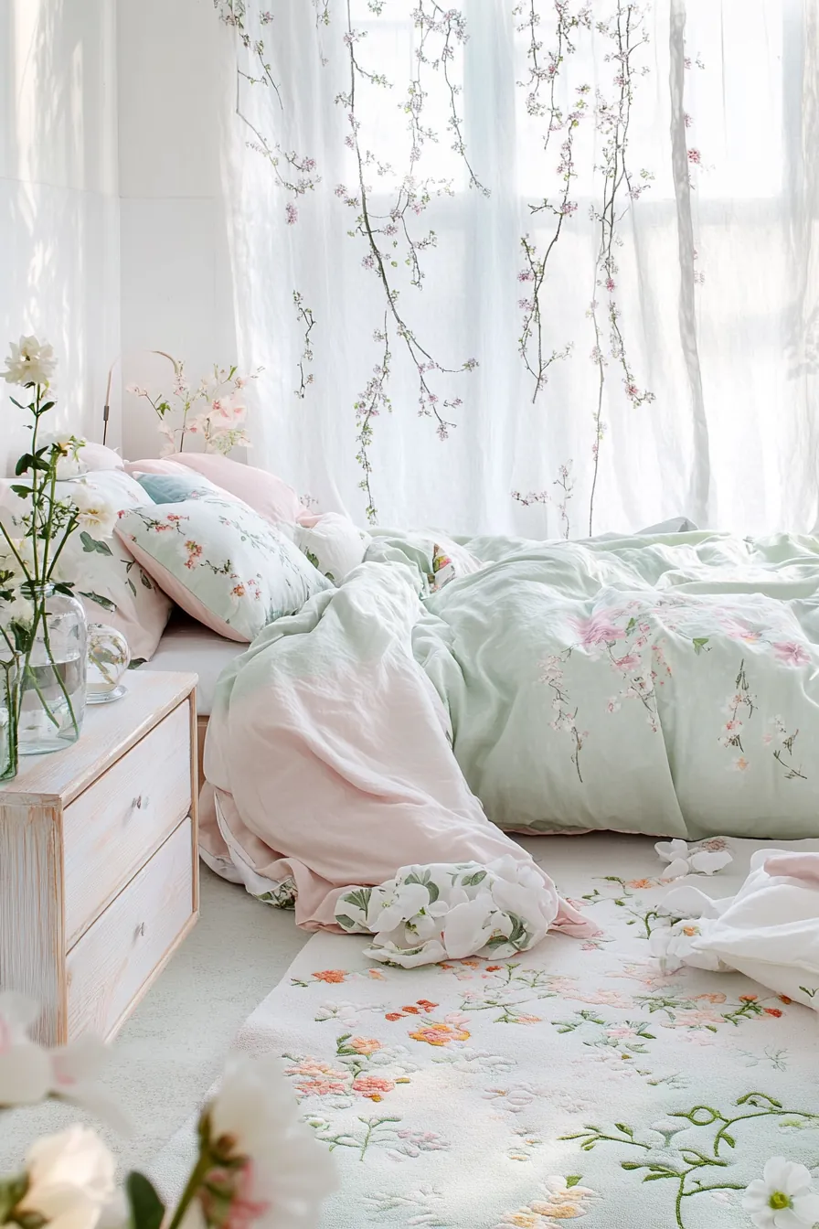 Elevate Your Bedroom with Fresh Spring Floral Bedroom Accents