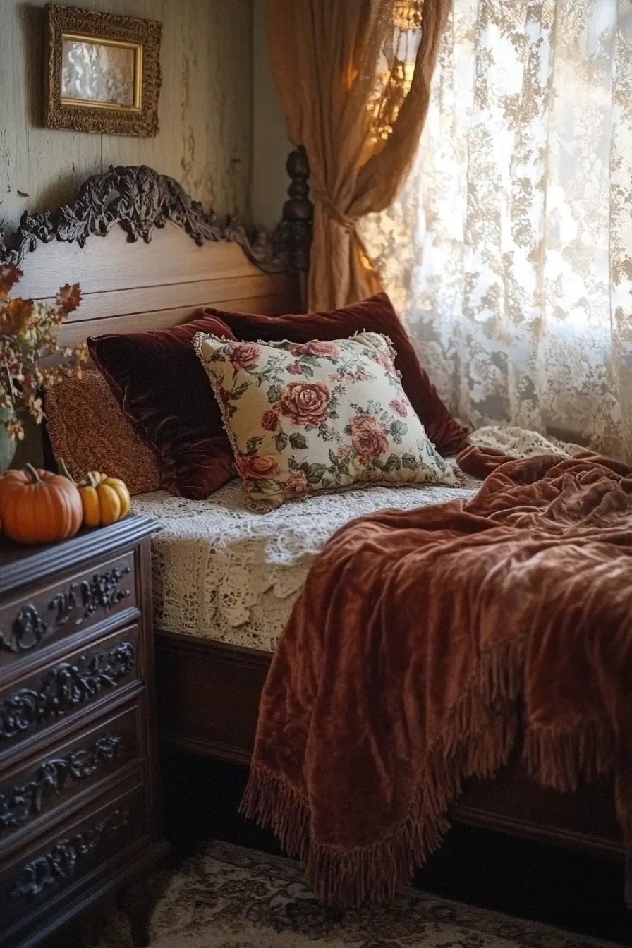 Elevate Your Bedroom with Vintage Seasonal Decor Ideas