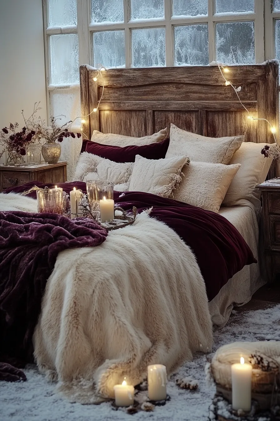 Elevate Your Home with Romantic Winter Bedroom Design Touches Ideas
