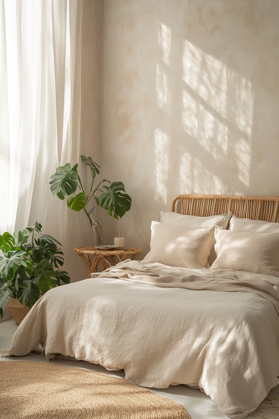 Elevate Your Minimalist Bedroom with Summer Styling and Natural