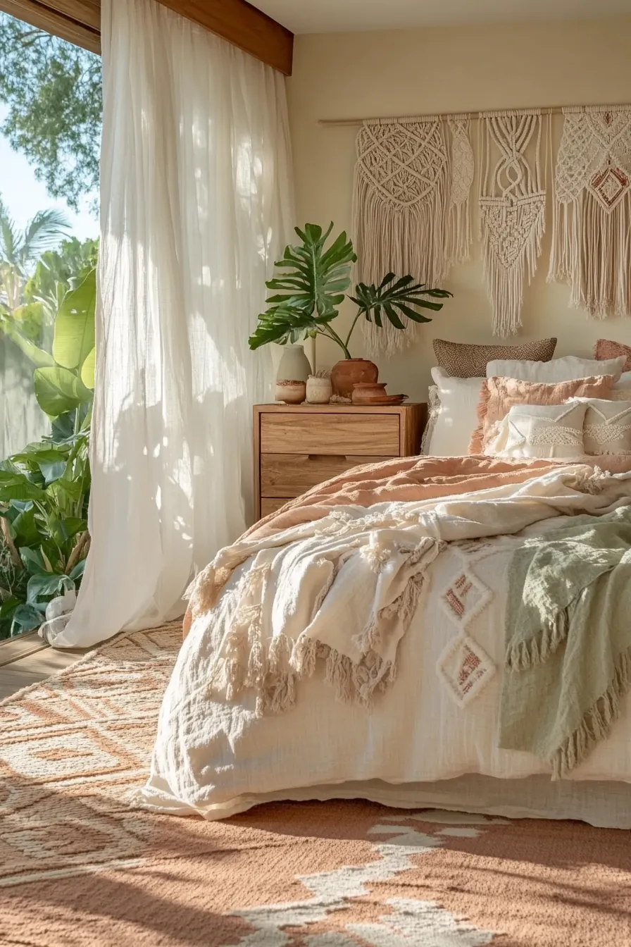 Elevate Your Oasis Using Summer Boho Bedroom