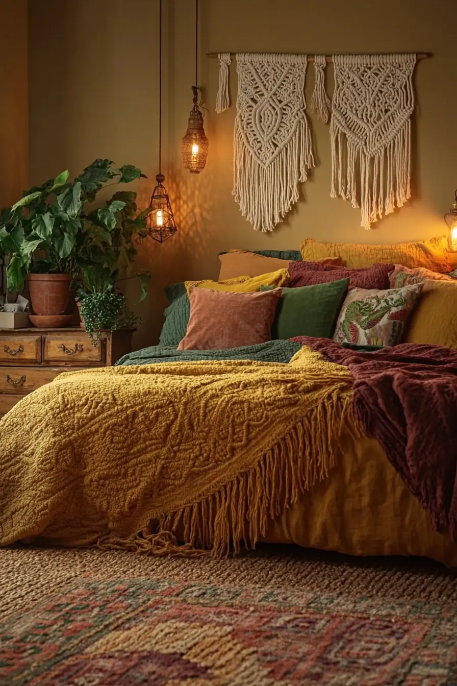 Elevate Your Space with Bohemian Bedroom Color Schemes