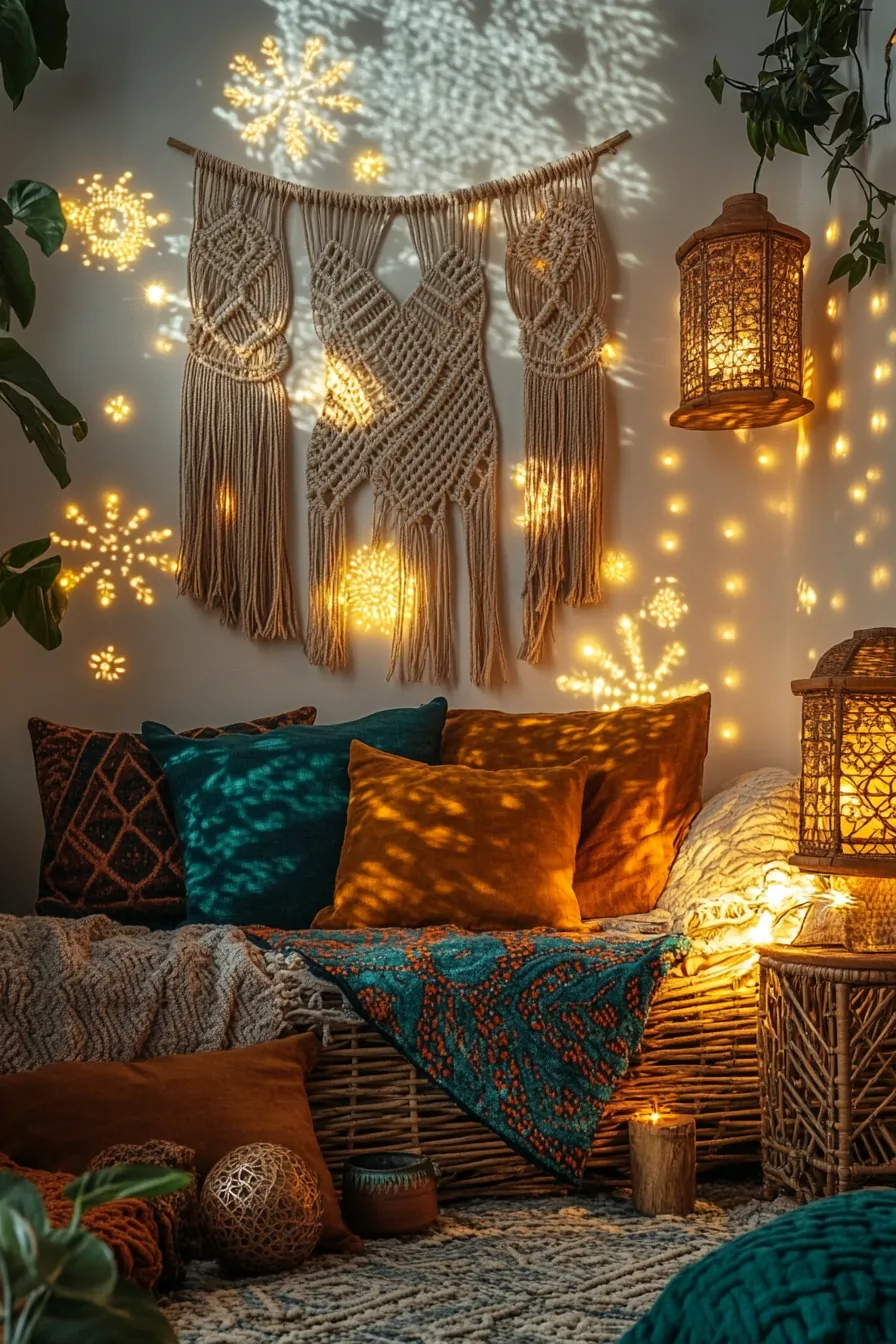 Elevate Your Space with Holiday Bohemian Bedroom Lighting Ideas