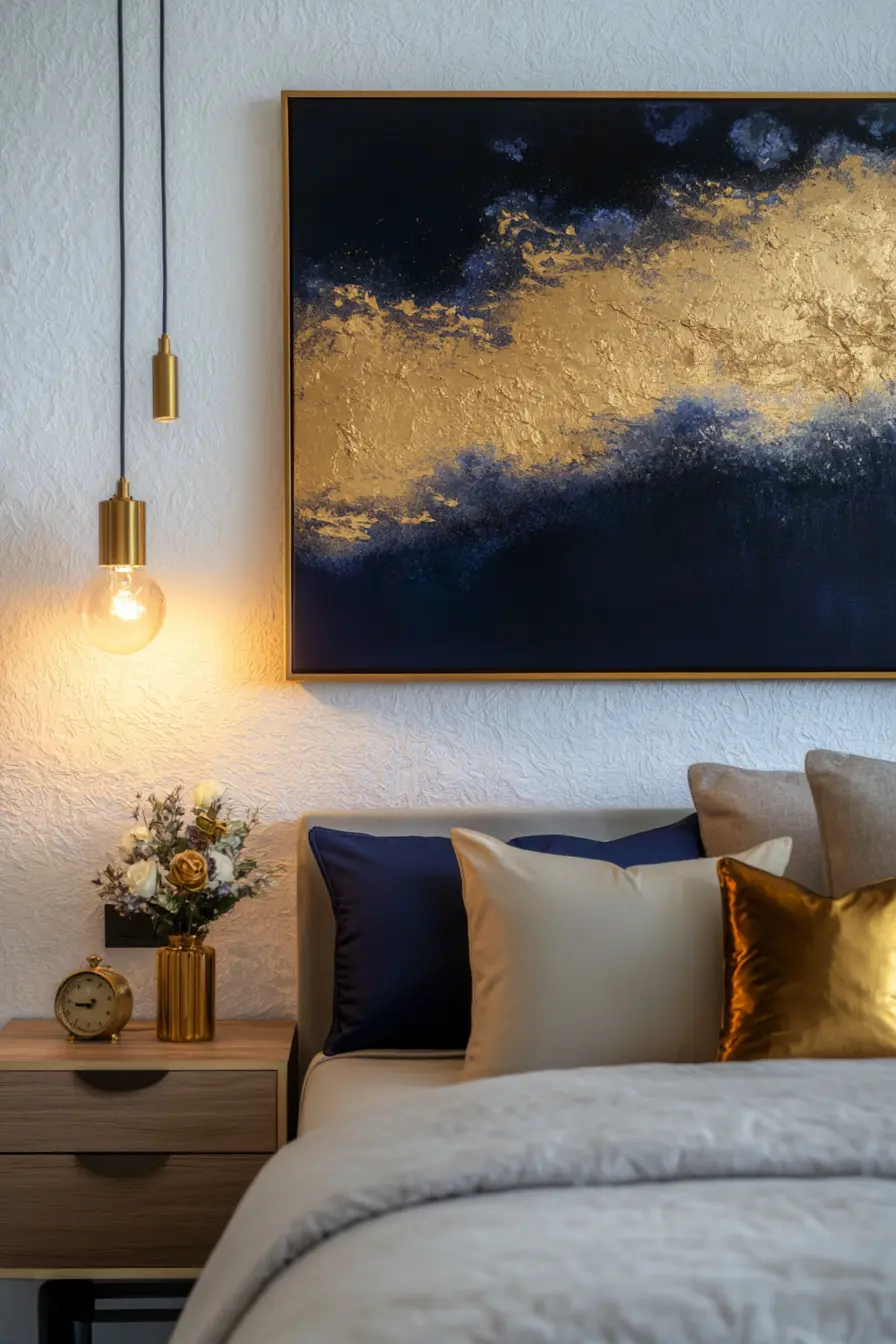 Elevate Your Space with Modern Luxe Bedroom Wall Art