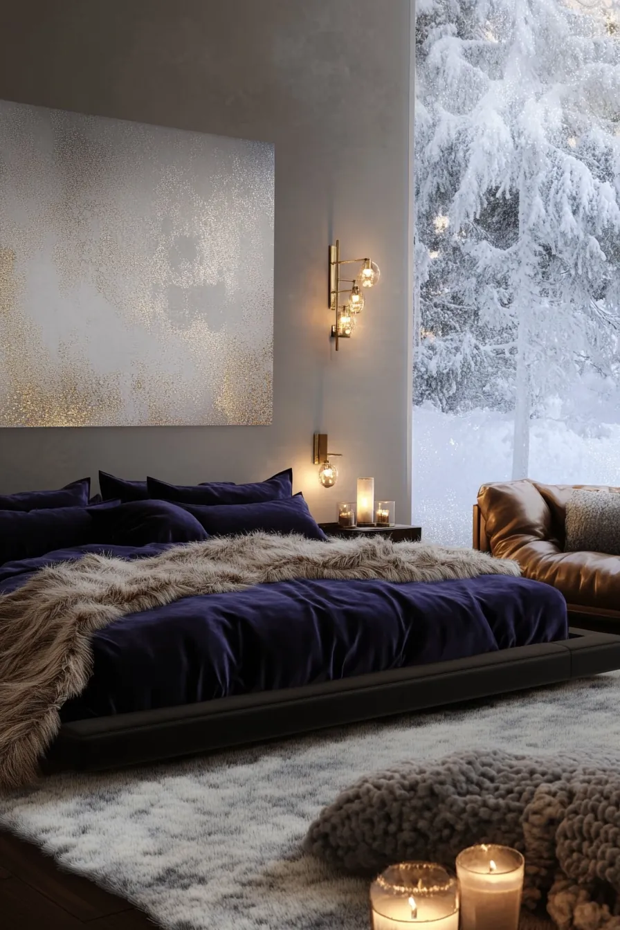 Elevate Your Space with Modern Luxe Winter Hygge Bedrooms