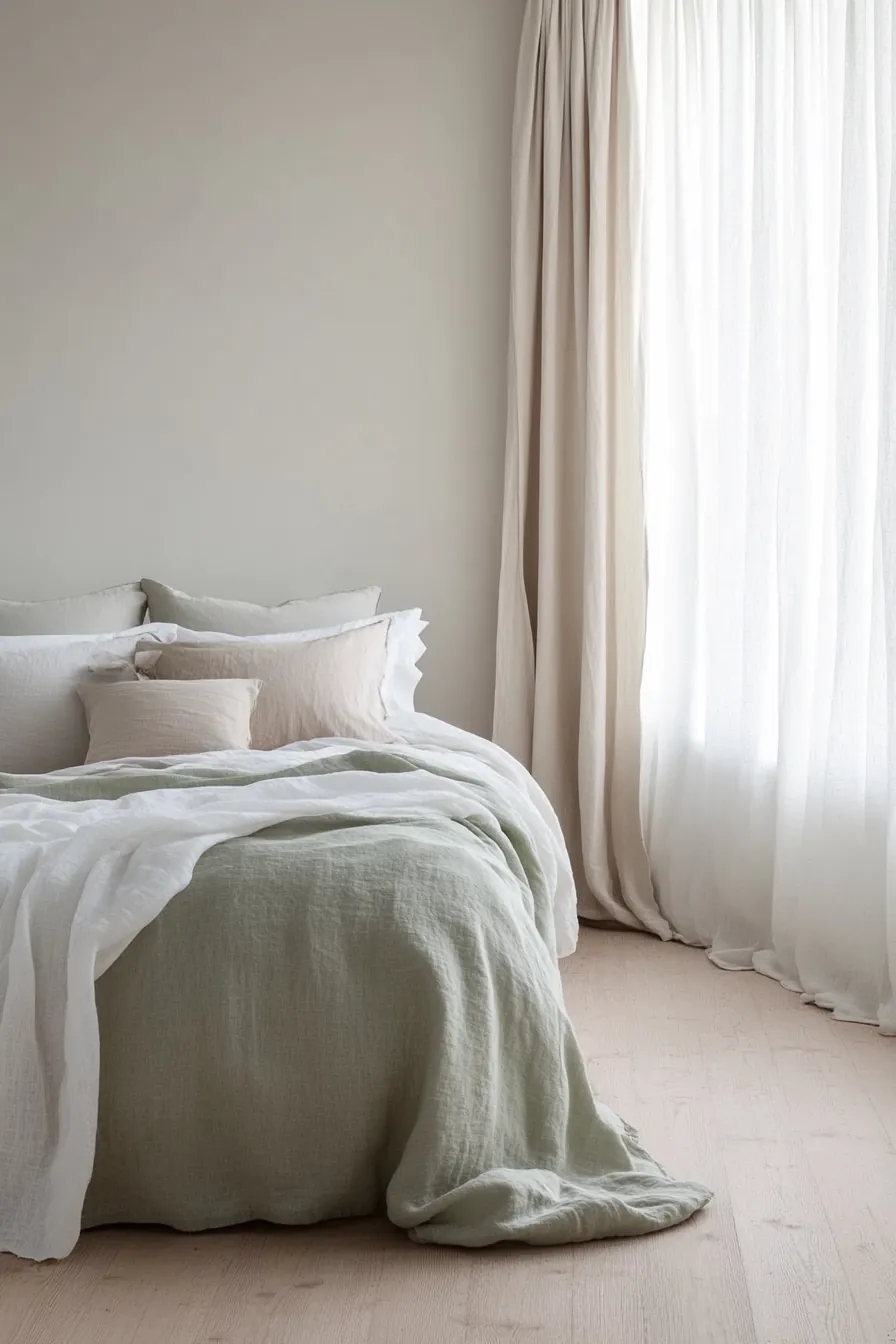 Elevate Your Space with Spring Summer Minimalist Bedroom Textiles for a Fresh Look