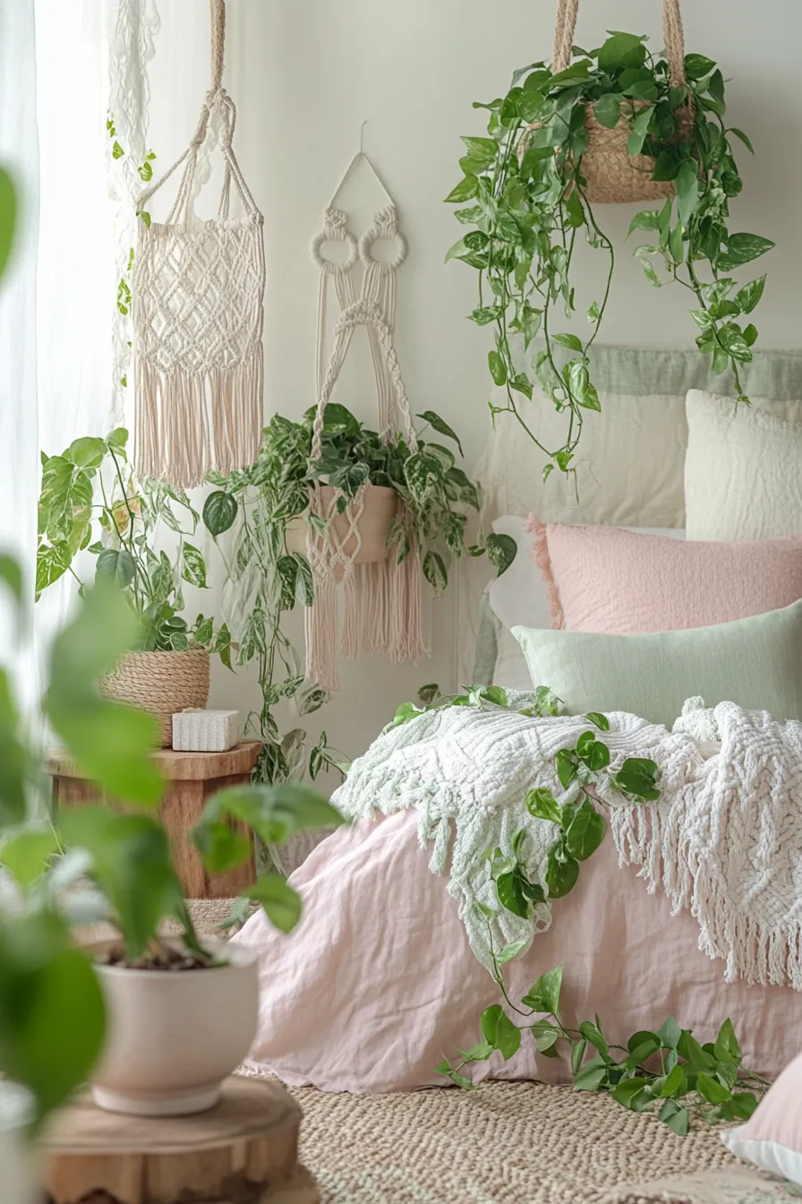 Elevate Your Space with spring bohemian botanical bedroom ideas