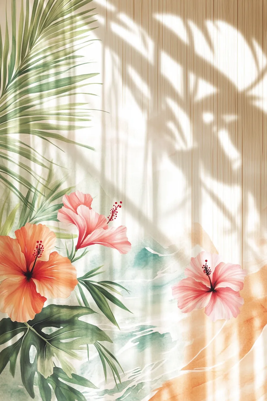 Elevate Your Walls with Summer Tropical Bedroom Art Themes Ideas