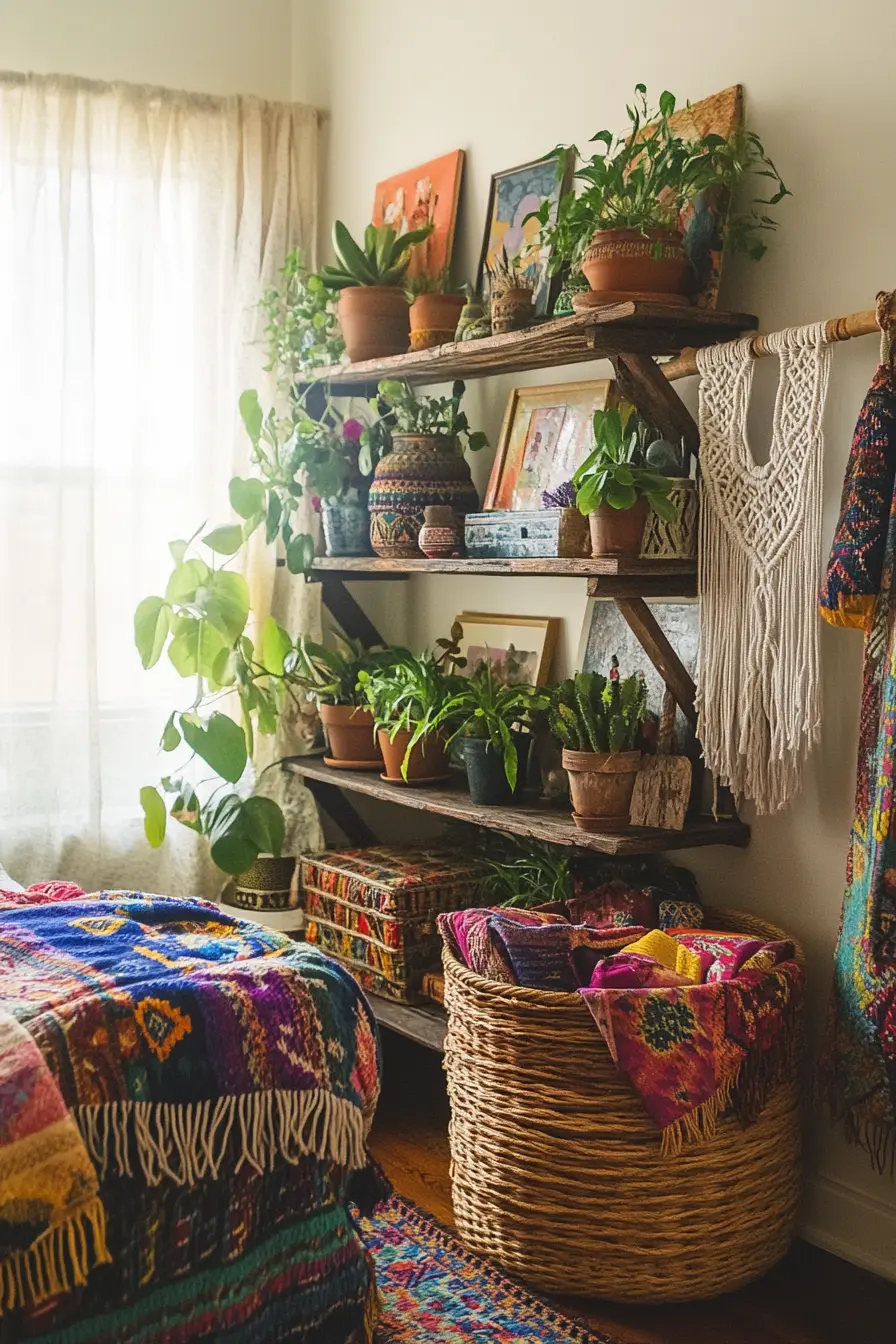 Embrace Boho Chic Unique Storage Ideas for Your Dream Bedroom