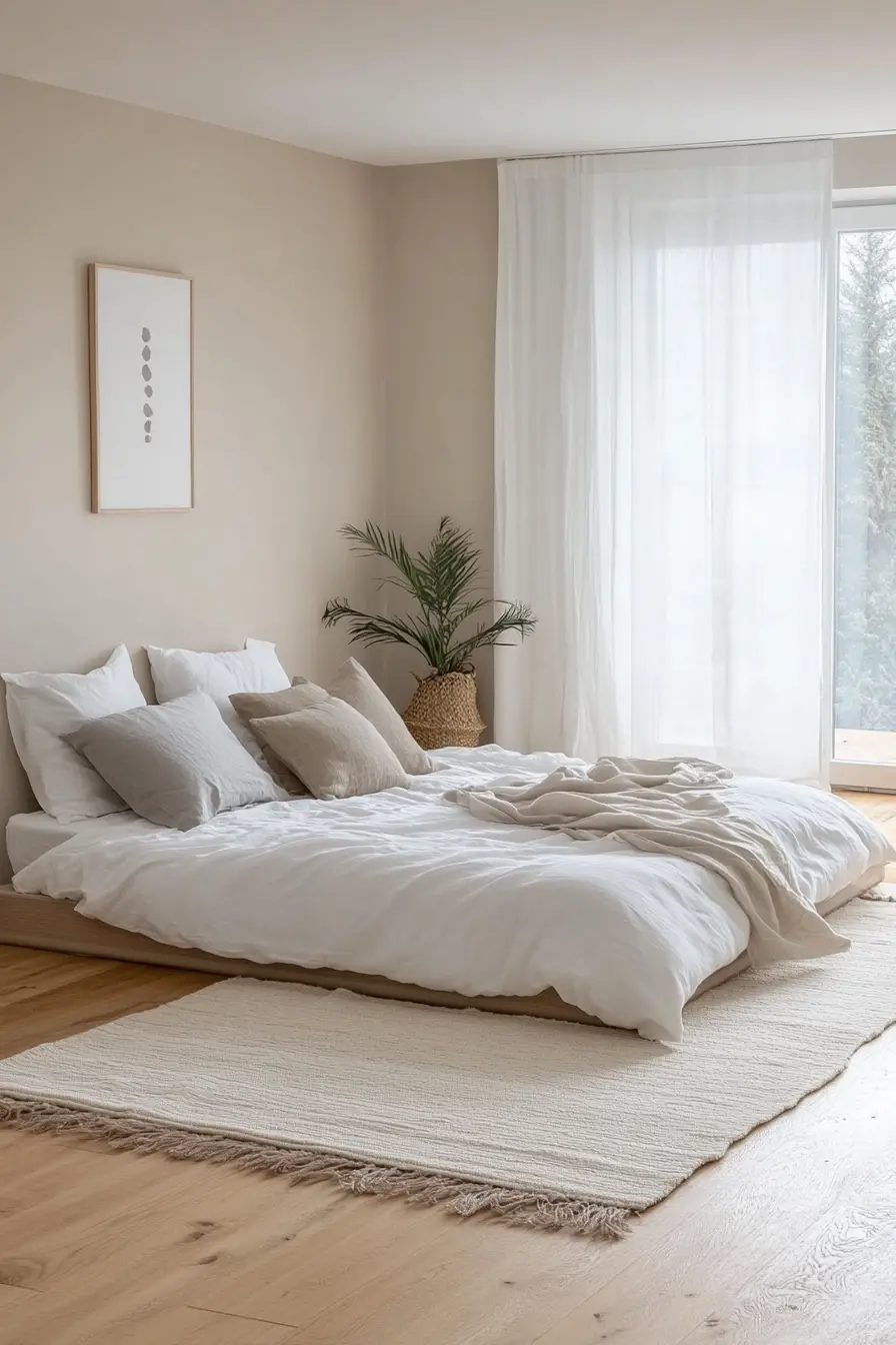 Embrace Calmness Minimalist Bedroom Style Tips