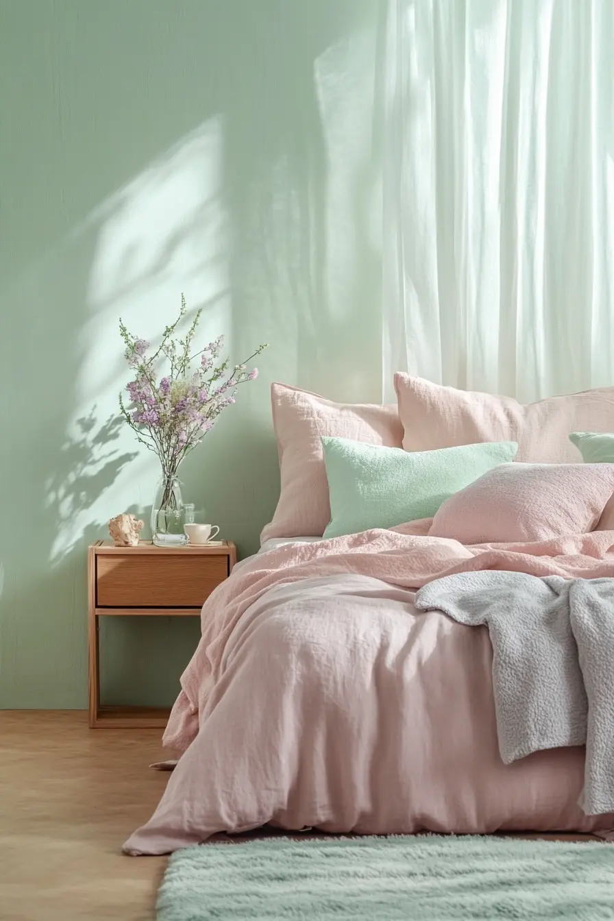 Embrace Calmness Soft Pastel Bedroom Decor Ideas