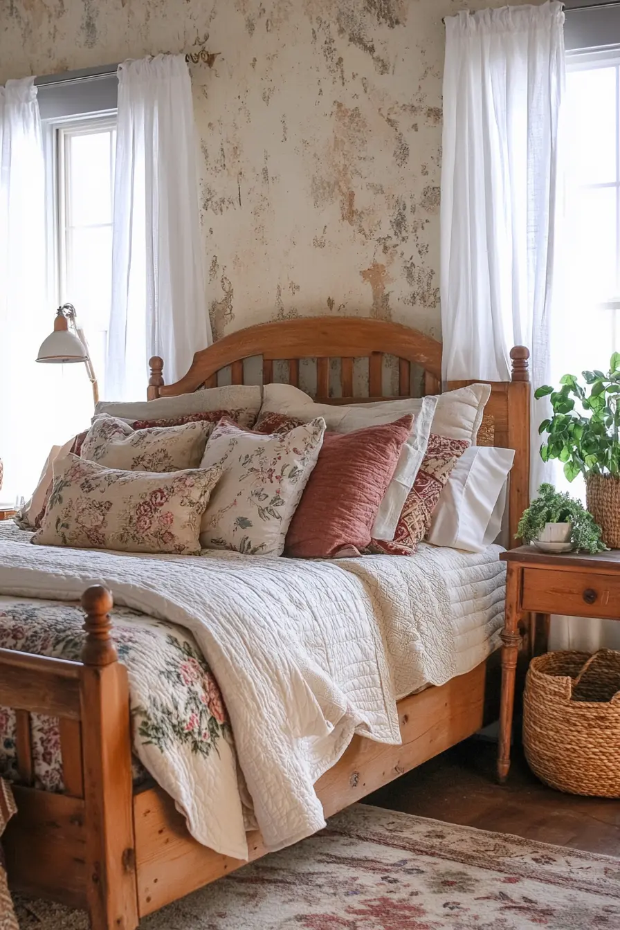 Embrace Comfort Rustic Farmhouse Bedroom Decor Ideas