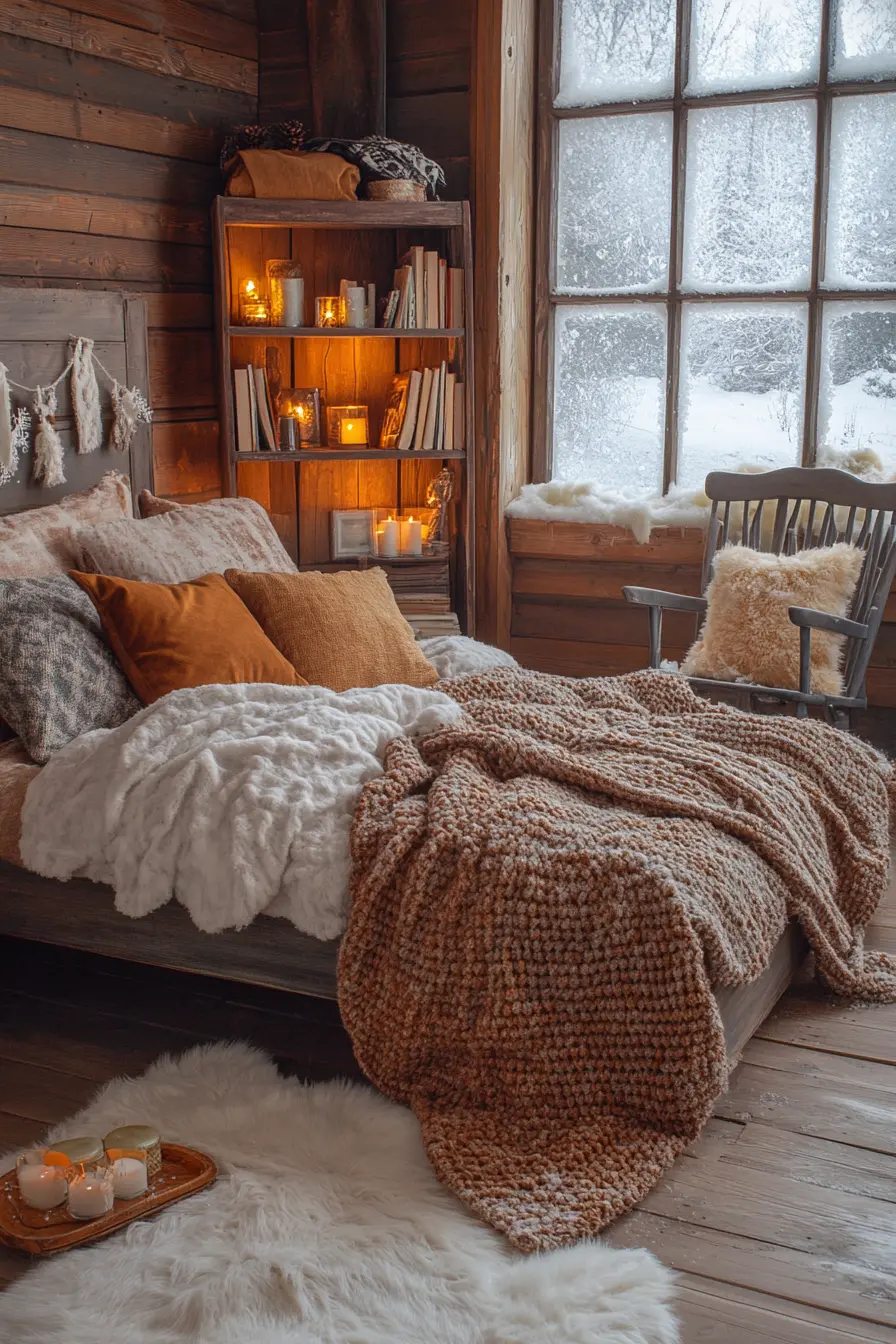 Embrace Comfort Winter Cabin Aesthetics for Your Bedroom