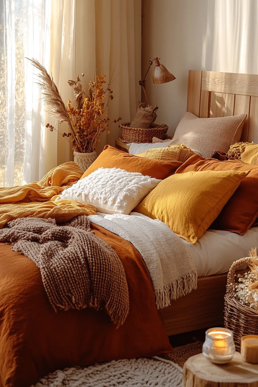 Embrace Cozy Comfort with Autumn Inspired Cottage Bedding Ideas
