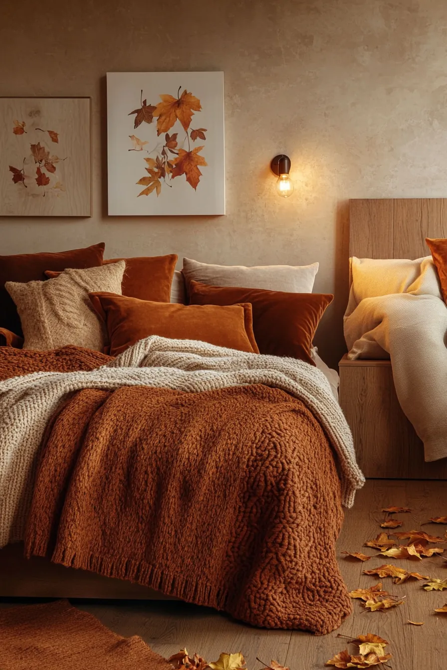 Embrace Cozy Nights with Autumn Bedroom Aesthetic Warm
