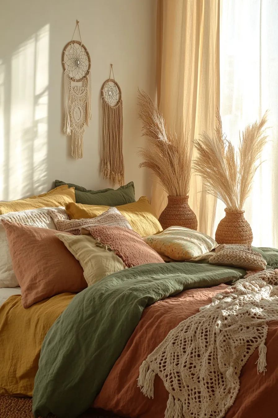 Embrace Cozy Vibes with Bohemian Summer Bedding Trends