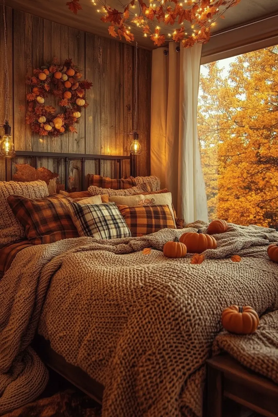 Embrace Fall with These Rustic Bedroom Decor Ideas