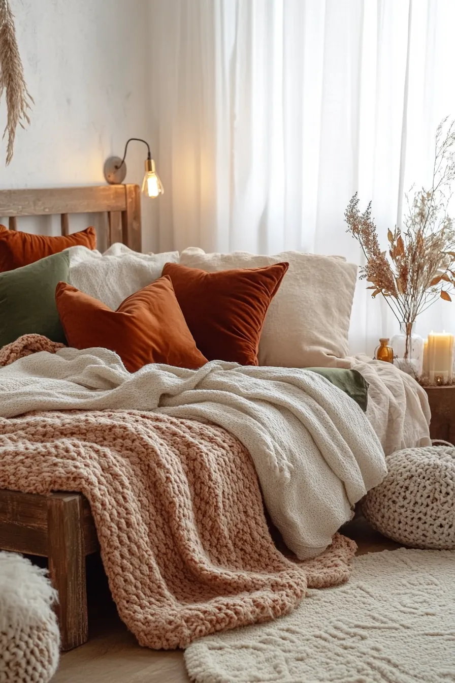 Embrace Hygge with Cozy Autumn Bedroom Color Palettes for Warmth