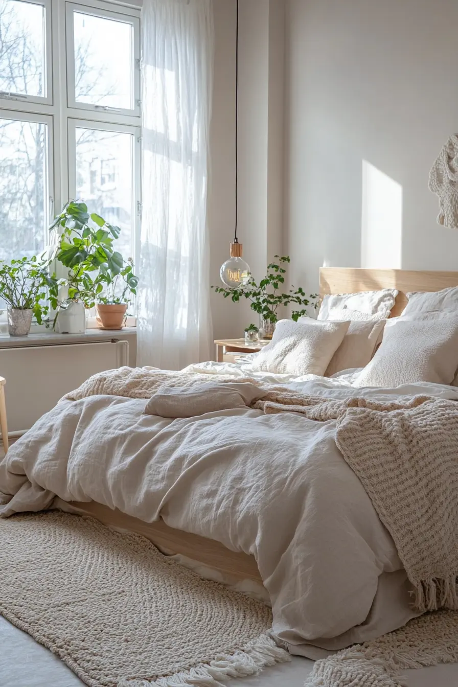 Embrace Minimalism Cozy Scandinavian Bedroom Inspiration