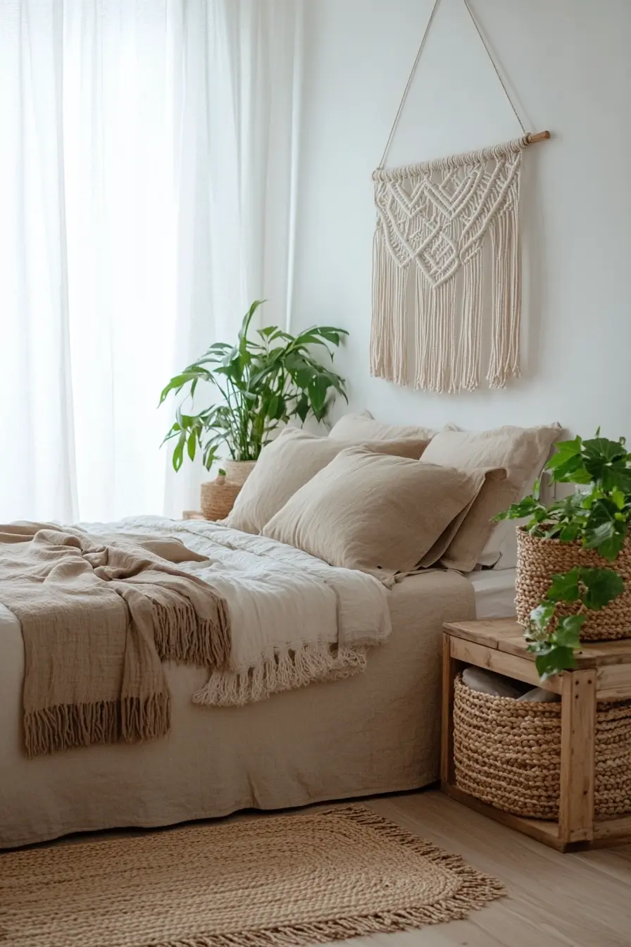 Embrace Natural Elements in Your Boho Bedroom Decor