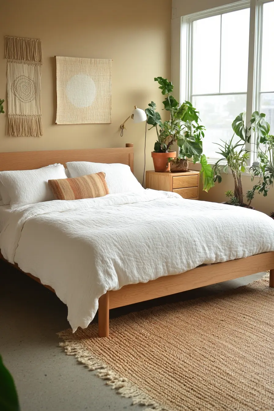 Embrace Nature with a Minimalist Bedroom Decor
