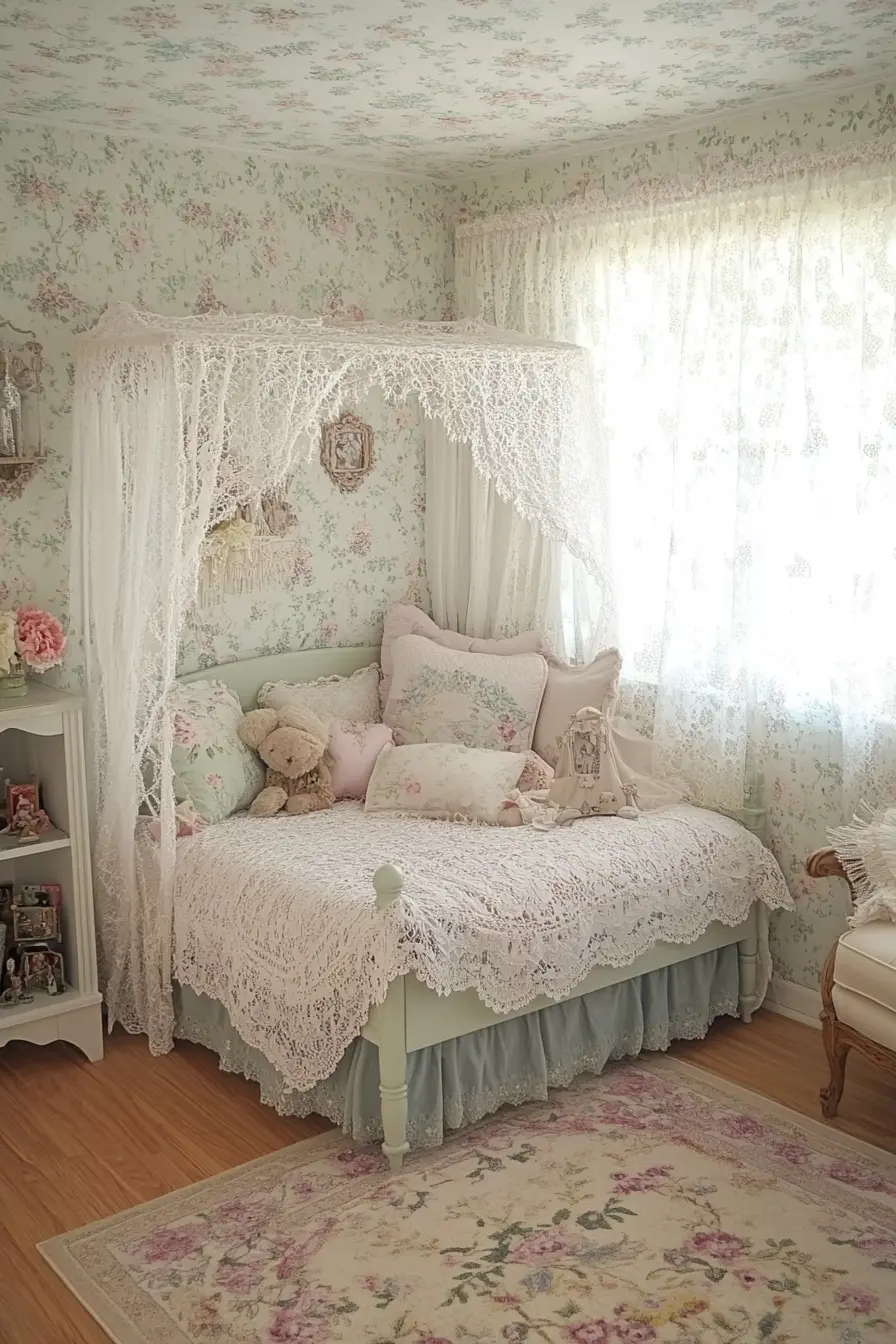 Embrace Nostalgia with Vintage Style Girls Bedroom Design