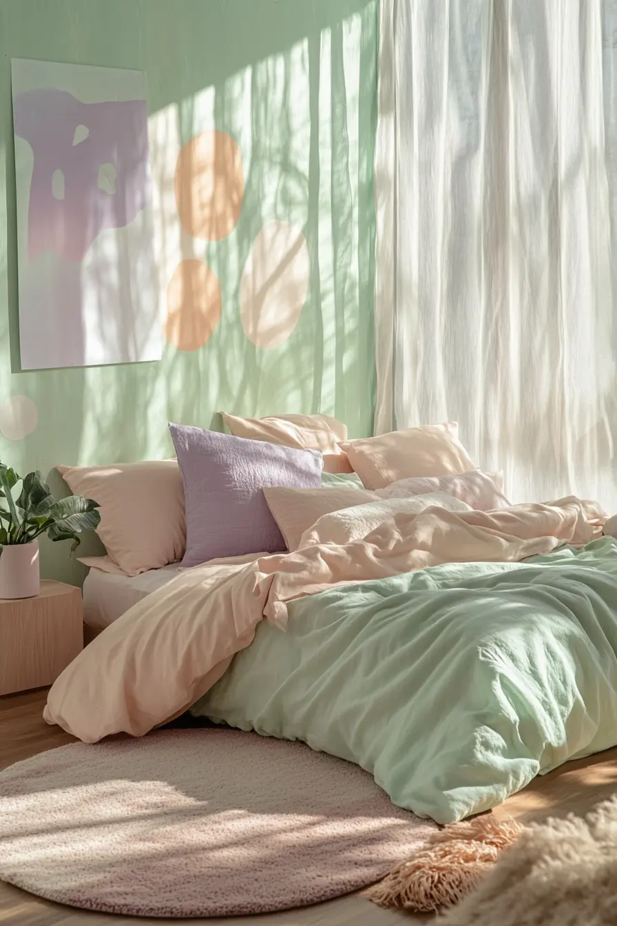 Embrace Serenity Pastel Shades for a Dreamy Bedroom