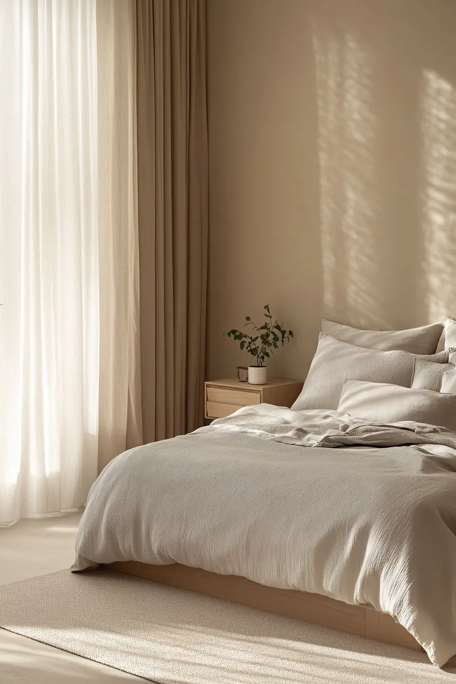 Embrace Simplicity Neutral Tones for a Minimalist Bedroom Retreat