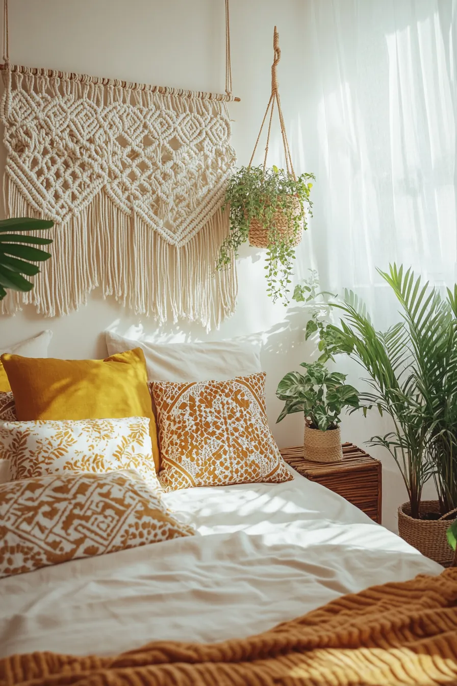 Embrace Tranquility with Summer Boho Bedroom Decor