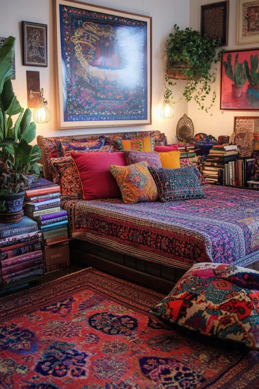 Embrace Vibrancy Maximalist Bedroom Design Ideas