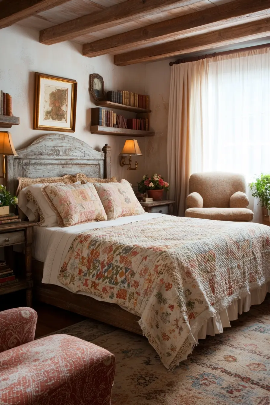 Embrace Vintage Charm in Your Rustic Bedroom Decor