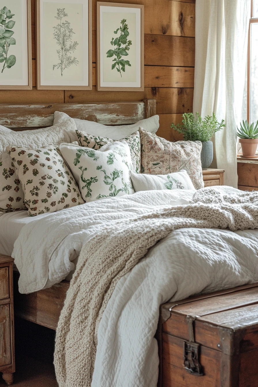 Embrace Vintage Rustic Bedroom Decor with Timeless Elegance