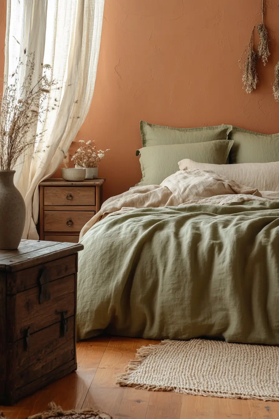 Embrace Warm Earthy Tones in Your Rustic Bedroom