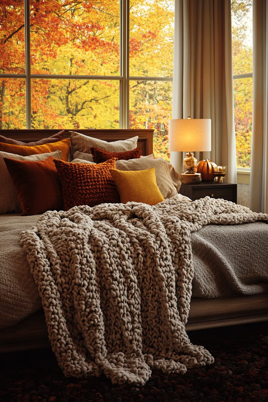 Embrace Warm Textures in Your Fall Bedroom Decor