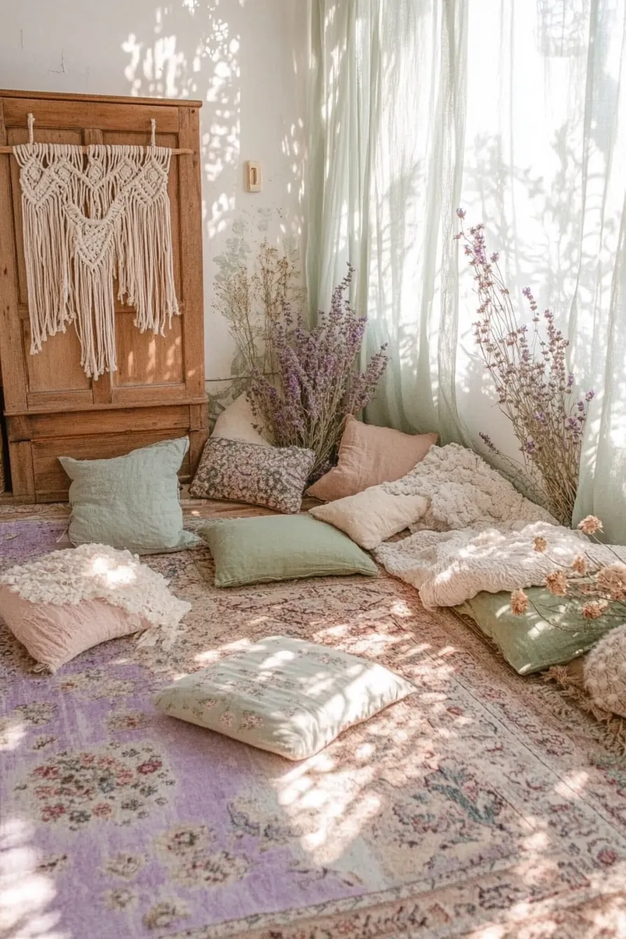 Embrace Warmth with Bohemian Vintage Spring Bedroom Colors and Rustic Elegance