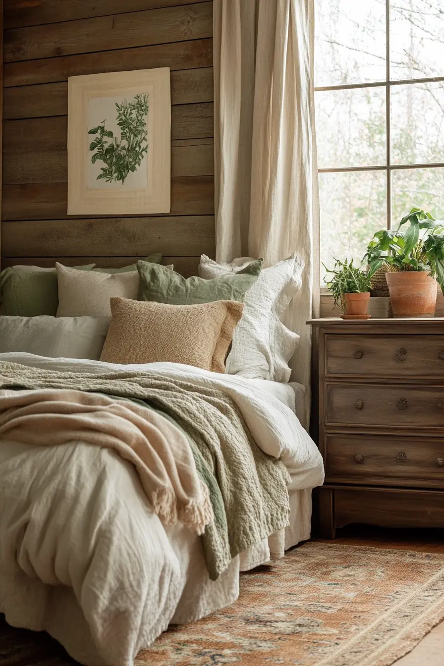 Embrace Warmth with Cozy Rustic Bedroom Color Palettes