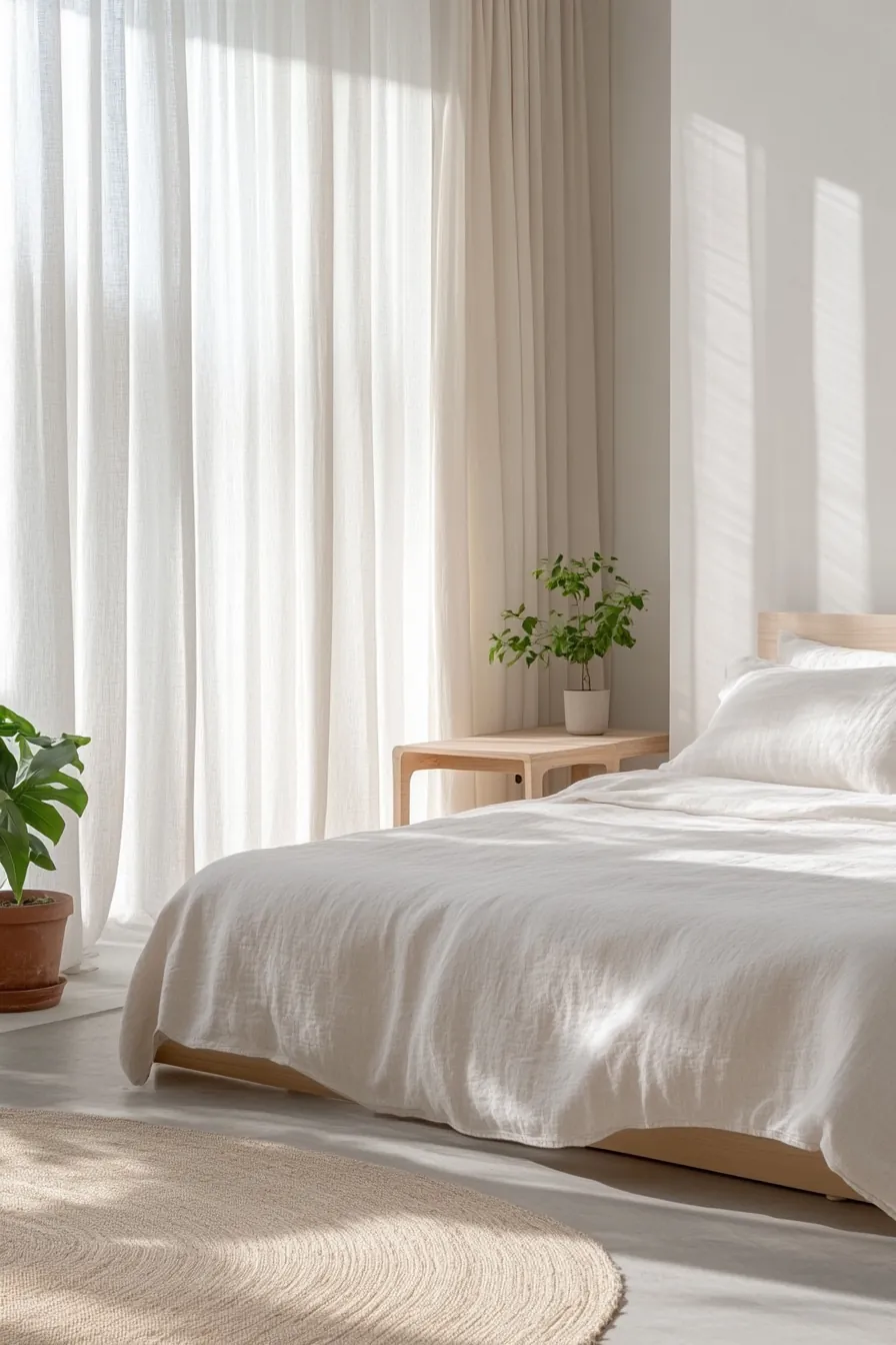 Embrace breathable comfort with lightweight linen bedding for summer minimalism