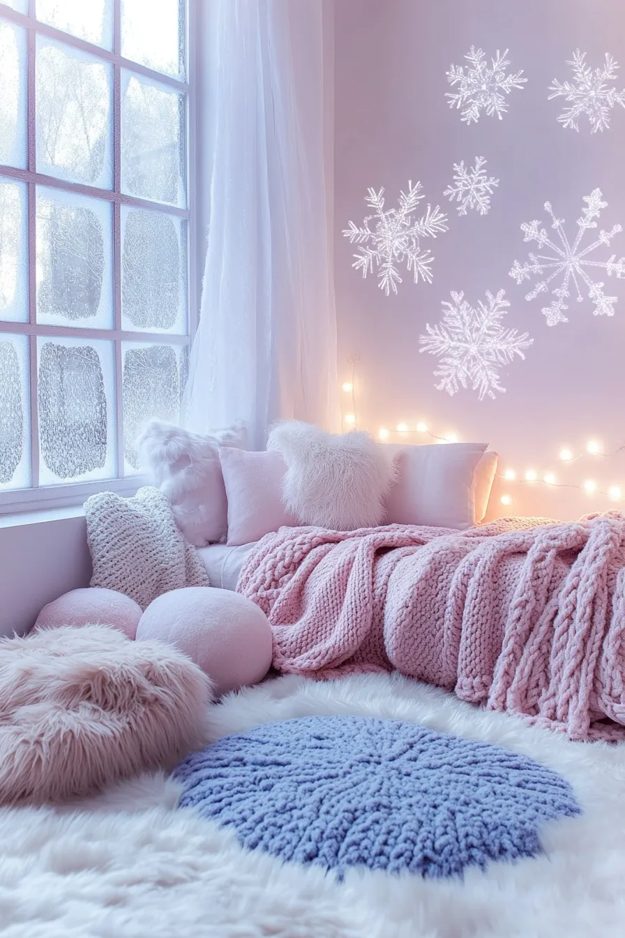 Enchanting Cozy Winter Bedroom Decor Ideas for Girls Bedroom