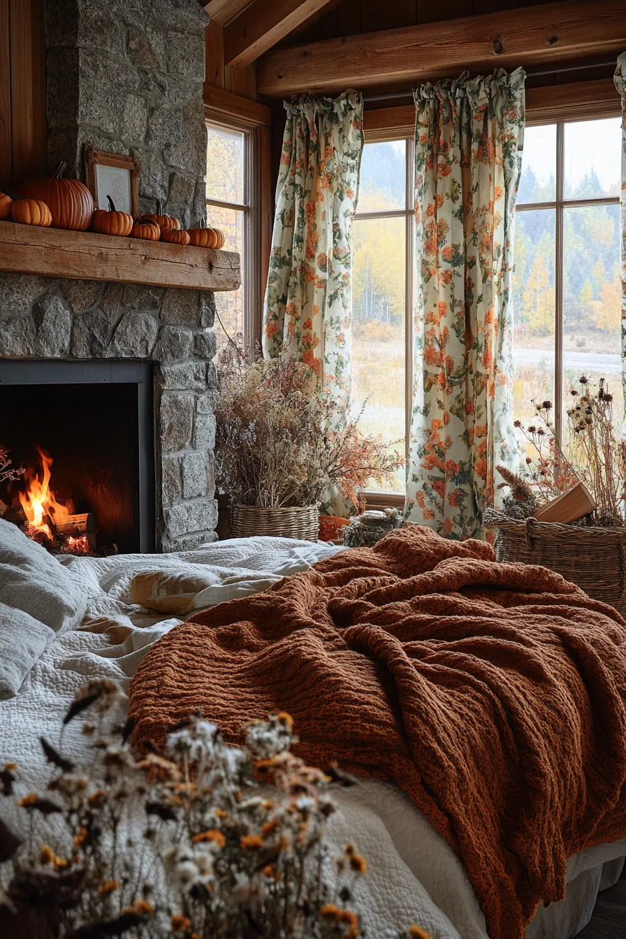 Enchanting Fall Cottage Style Bedroom Inspiration for Cozy Living