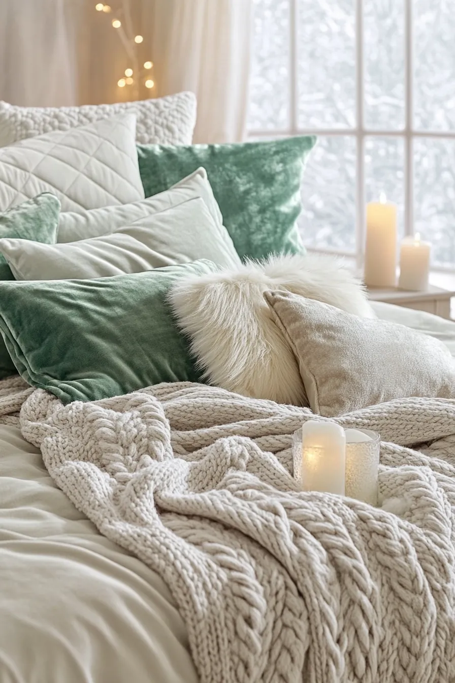 Enhance Comfort with Cozy Winter Bedroom Textiles Inspiration