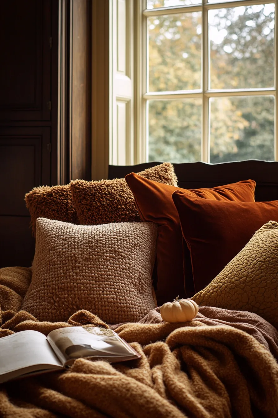 Enhance Your Space Using Warm Textured Fabrics for Autumn Bedrooms