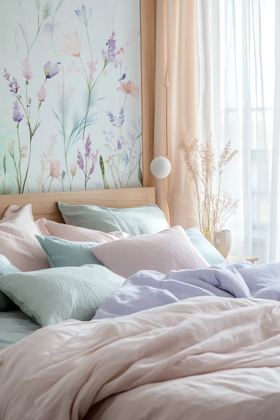 Enhance Your Space with Spring Pastel Wall Decor Bedroom Inspirations