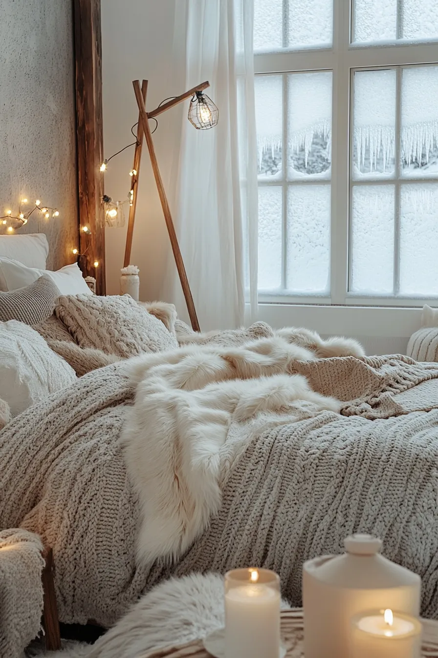 Enhance warmth with winter hygge bedroom styling tips