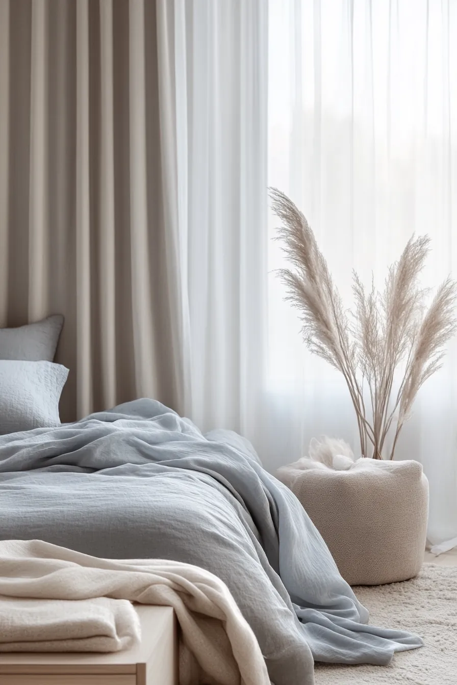 Explore Tranquil Winter Minimalist Bedroom Colors to Refresh Your Space
