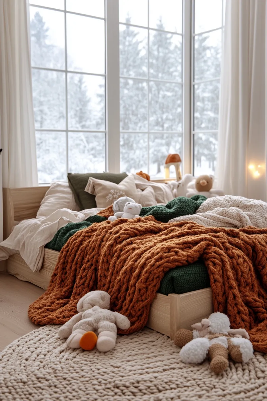 Explore Winter Hygge Kids Bedroom Textiles for Comfort Warmth and Charm