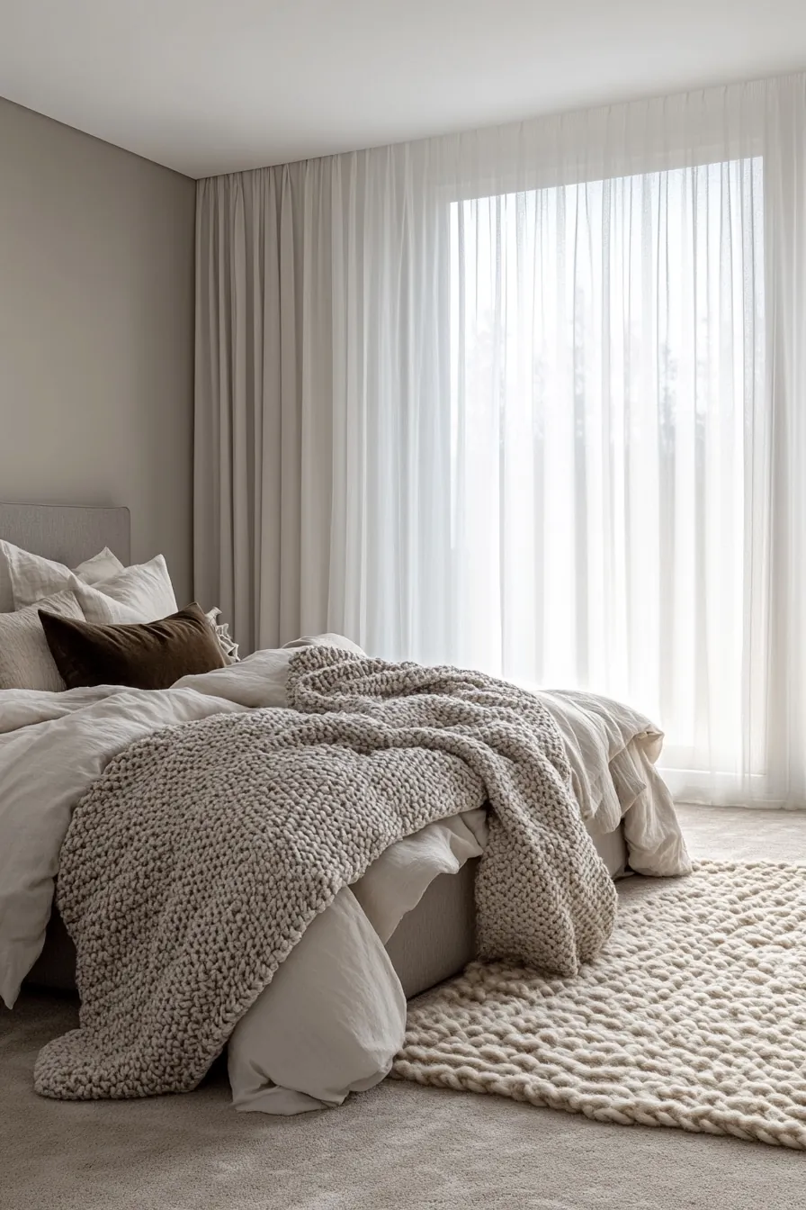 Exploring Neutral Winter Palette Modern Bedrooms for Stylish Comfort