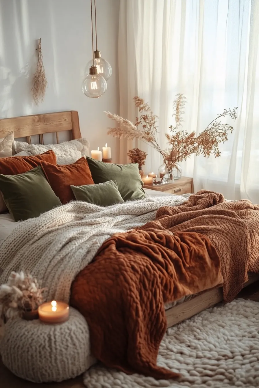 Fall in Love with Cozy Autumn Bedroom Color Palettes and Designs