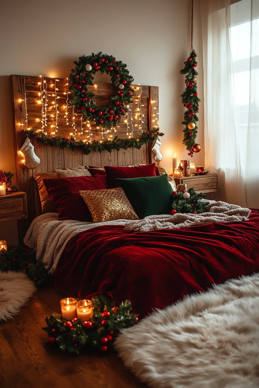 Festive Bedroom Decor Ideas Christmas to Brighten Your Holiday Space