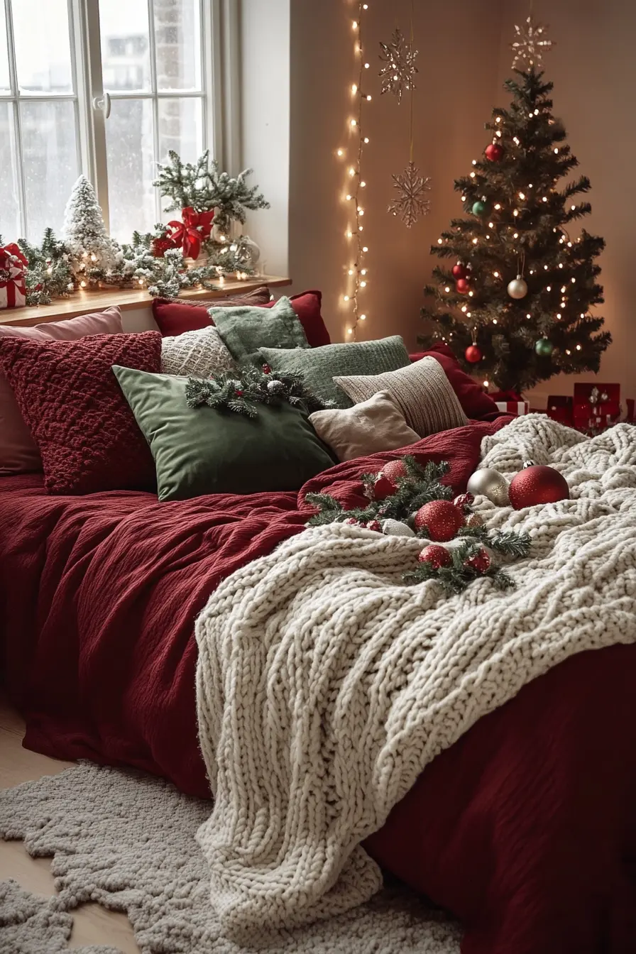 Festive Christmas Bedroom Decor to Elevate Your Holidays