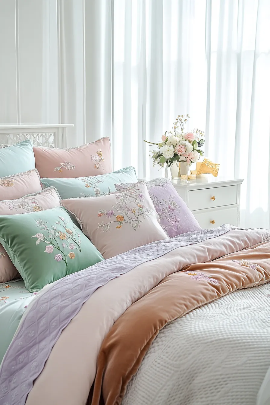 Freshen Up Your Space Using Spring Pastel Bedding Styles